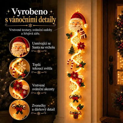 |🎄🎅 Svítící vánoční dekorace MerryCascade™ | 6 svátečních motivů ✨