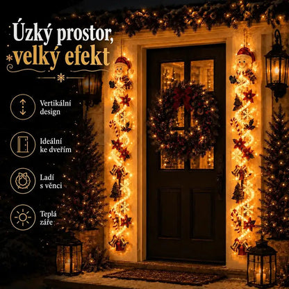 |🎄🎅 Svítící vánoční dekorace MerryCascade™ | 6 svátečních motivů ✨