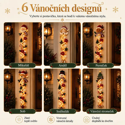 |🎄🎅 Svítící vánoční dekorace MerryCascade™ | 6 svátečních motivů ✨
