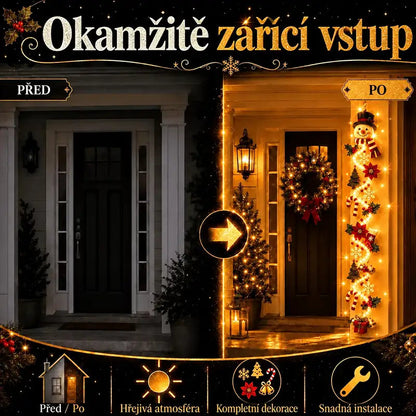 |🎄🎅 Svítící vánoční dekorace MerryCascade™ | 6 svátečních motivů ✨