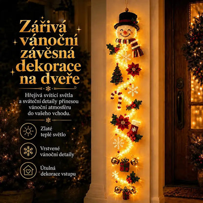 |🎄🎅 Svítící vánoční dekorace MerryCascade™ | 6 svátečních motivů ✨