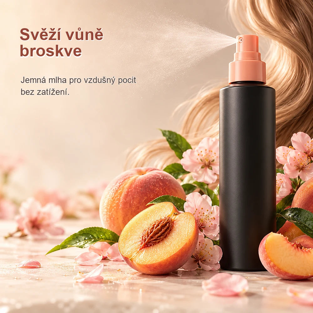 Objemový stylingový sprej na vlasy s broskvovou vůní - 7