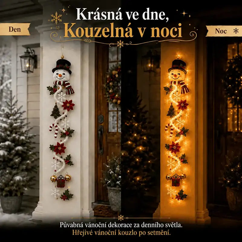 |🎄🎅 Svítící vánoční dekorace MerryCascade™ | 6 svátečních motivů ✨