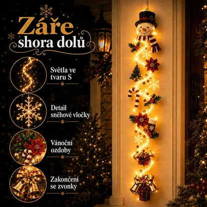 |🎄🎅 Svítící vánoční dekorace MerryCascade™ | 6 svátečních motivů ✨