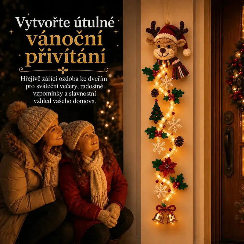 |🎄🎅 Svítící vánoční dekorace MerryCascade™ | 6 svátečních motivů ✨