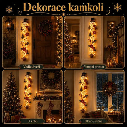|🎄🎅 Svítící vánoční dekorace MerryCascade™ | 6 svátečních motivů ✨