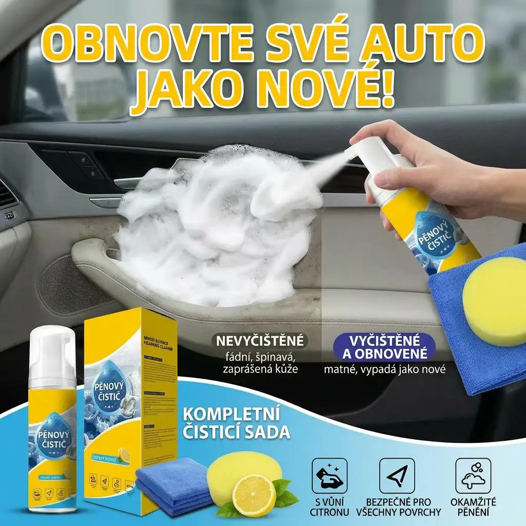 🔥 Poslední den 80% SLEVA💦Pěnový čistič s více enzymy 4 v 1