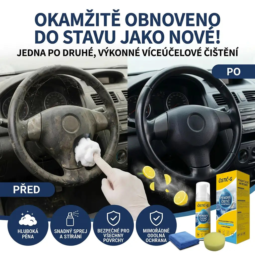🔥 Poslední den 80% SLEVA💦Pěnový čistič s více enzymy 4 v 1