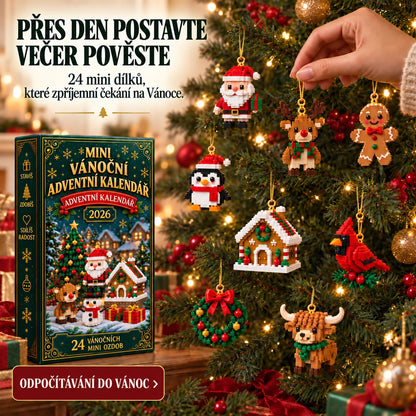 Adventi naptár mini karácsonyfadíszekkel – 32. kép