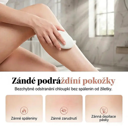 Bezbolestná krystalová depilační kostka